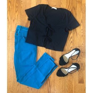 J Brand Skinny Jeans With Zippers at Ankle